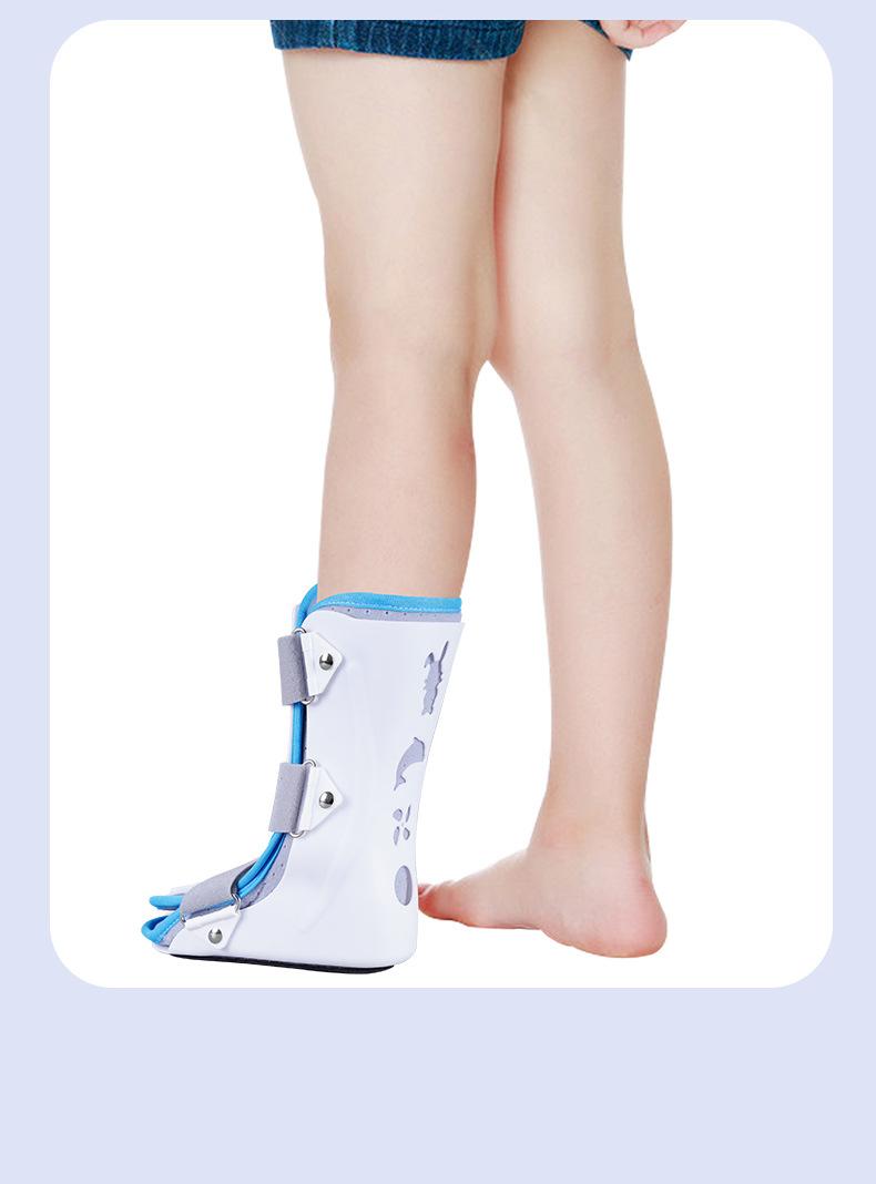 Children's ankle fixation brace, ankle support device, children's foot inversion and eversion support device
