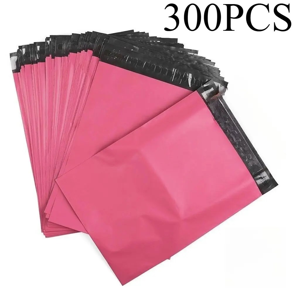 100/200/300PCS waterproof polyester mail bag - strong self-adhesive transport envelope, suitable for self sealing mail bags of small business suppliers, durable transport bag with safety closure device, Mailing Envelopes