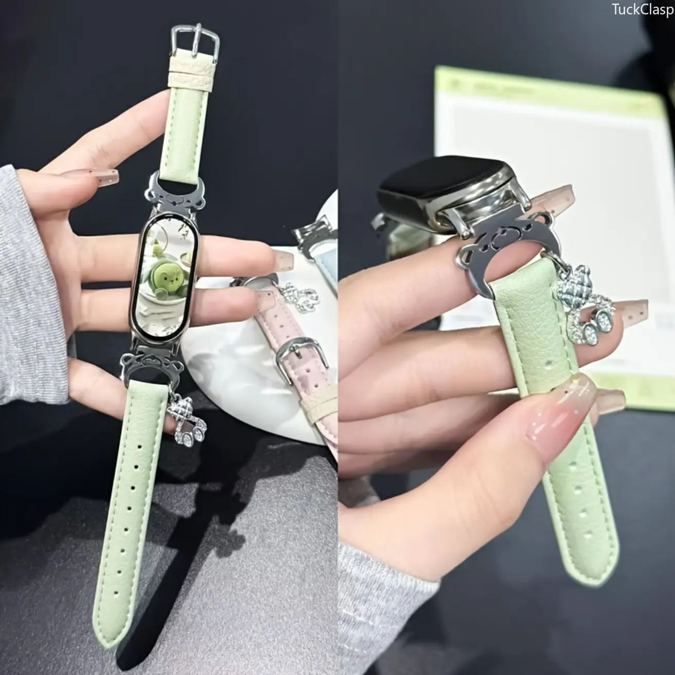 2026 New MI Smart Watch Strap, Women'S Soft And Comfortable Compatible with Xiaomi 8/9/10, Elegant Lightweight Quick Release Design, Fashionable And Breathable