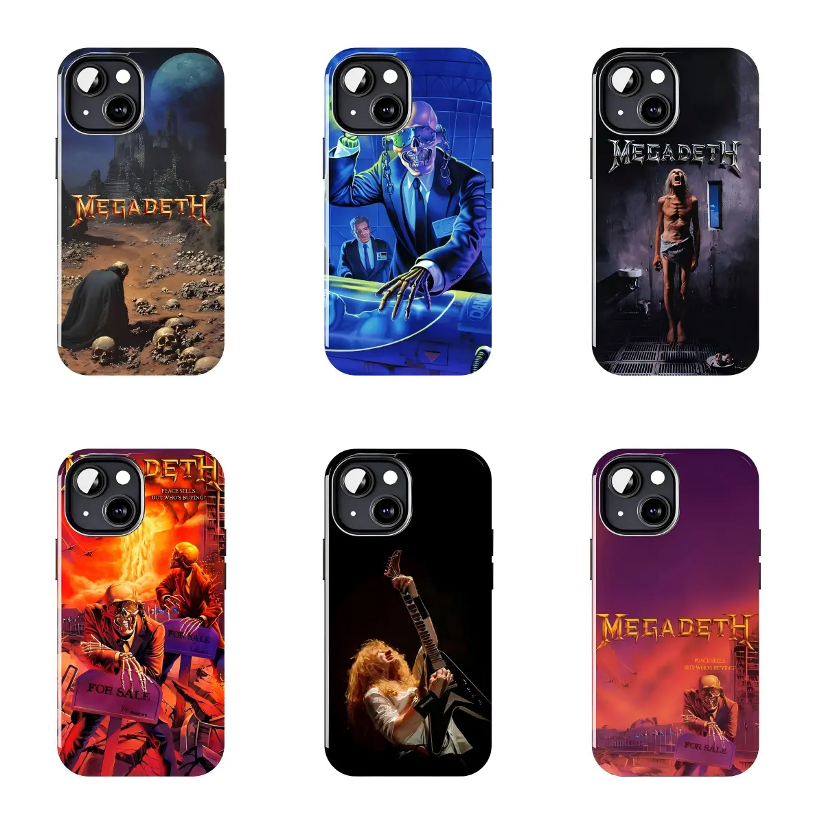 Megadeth Classic Album Art Phone Case Suitable for iPhone 17-11 Pro Max/Plus and  Samsung Galaxy S23-25