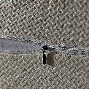 Mattress Encasement Zippered Removable Waterproof Mattress Protector, 6‑Sided Box Style Breathable Washable (Depth 6''-7'', Twin 39''x75'')