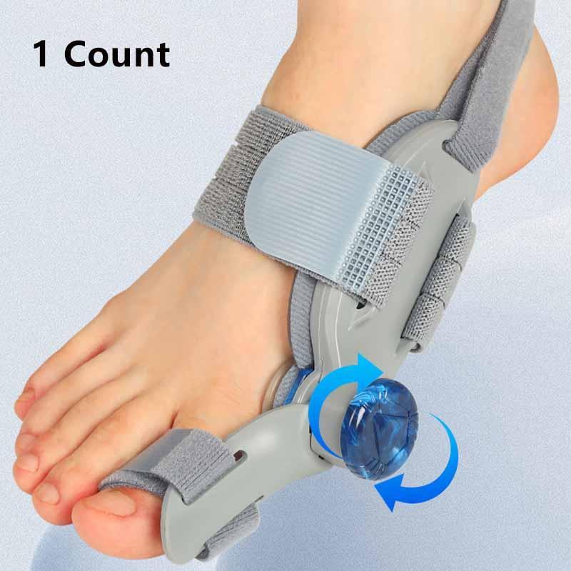 Adjustable Toe Straightener, 1 Box Toe Bunion Stretch Band, Toe Straightener for Women & Men, Foot Care Tool for Home & Travel