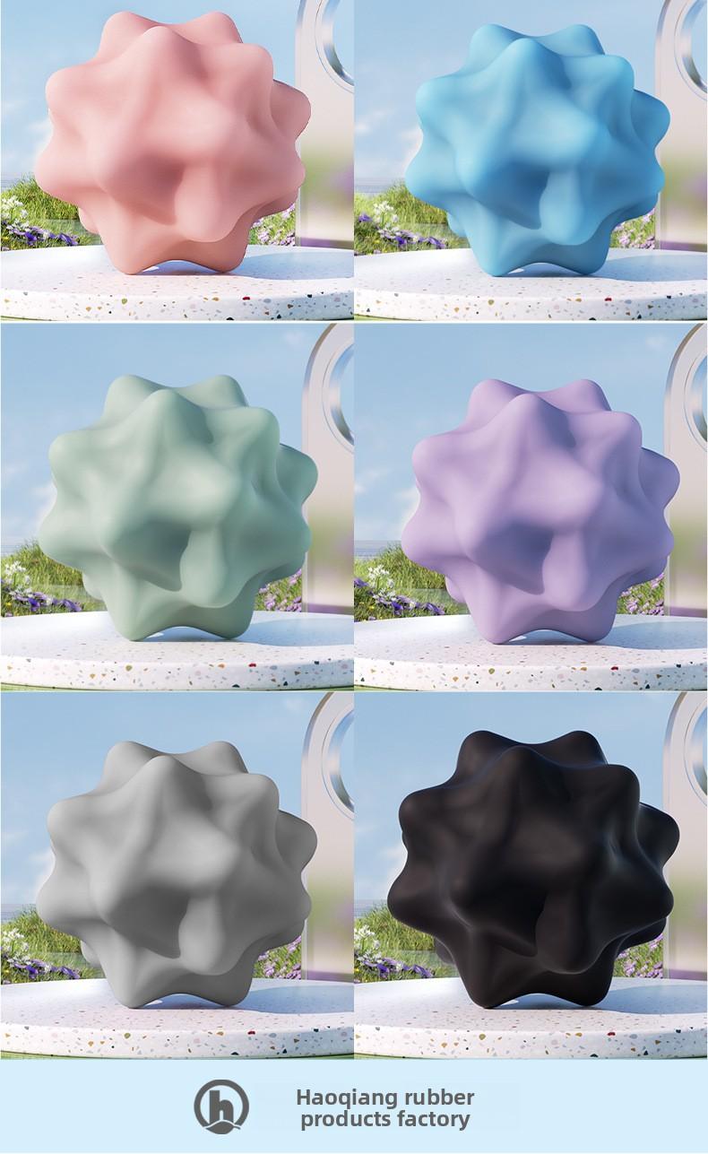 Fascia ball silicone lumbar and back muscle relaxation yoga ball neck and foot acupressure stimulation massage ball