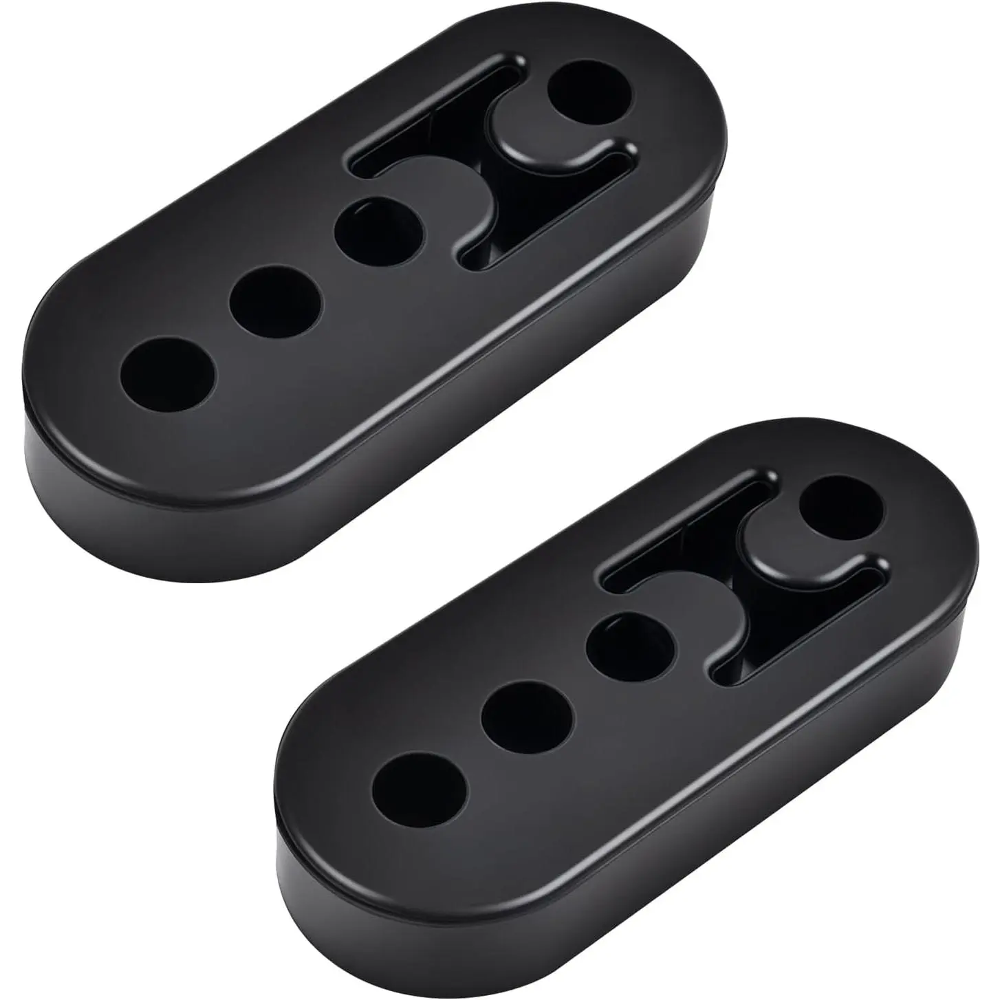 Exhaust Hanger Rubber Adjustable Insulator Bushing Mount 4 Holes Universal 4PCS