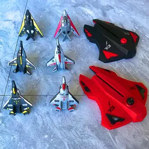 Airplane Launcher Toy, 1 Set Battle Airplane Toy, Outdoor Shooting Toy, Military Series Model, Double Player Battle Shooting Toy