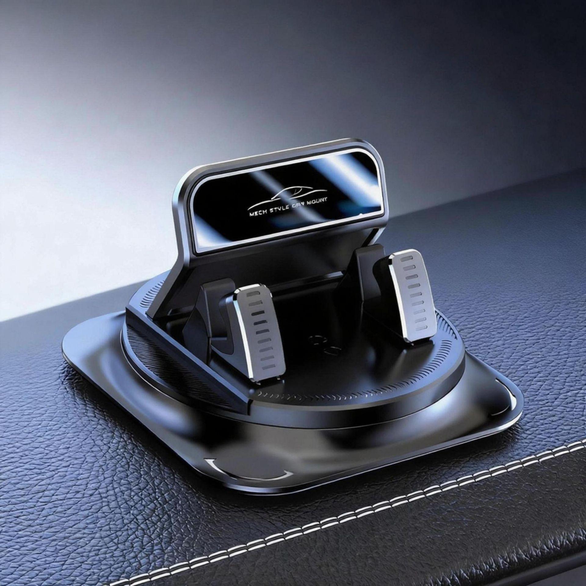 Car phone holder 360 degree rotation, suitablefor car navigation in-car dashboard, horizontaland vertica screen adjustment angle,suctioncup fixed non-slip mobile phone holdersuitable for iPhone and Android