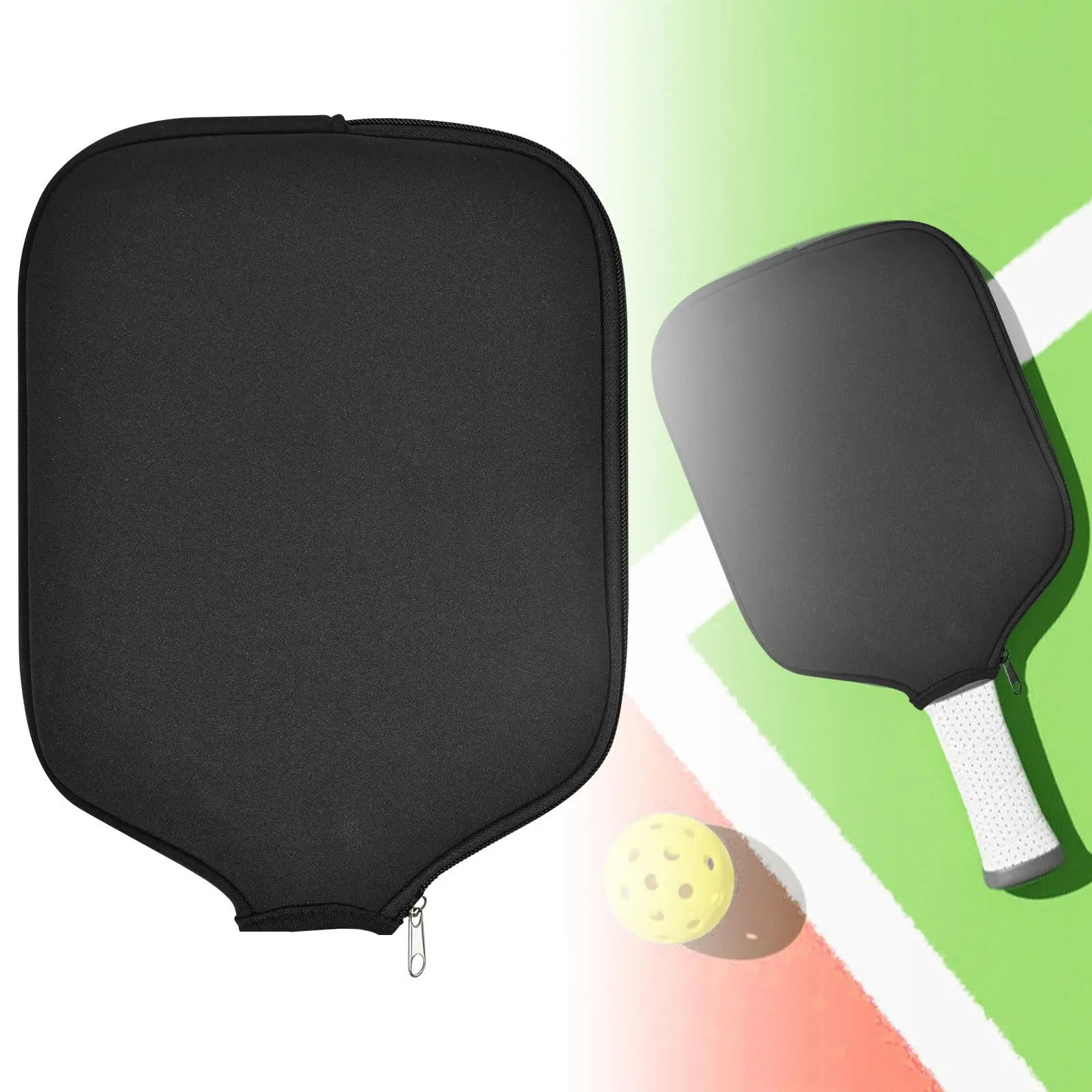 2pcs Pickleball Paddle Cover, Paddle Case Sleeve, Durable Neoprene Universal Fit, Protection for Paddles, Scratch Resistant Paddle Protector