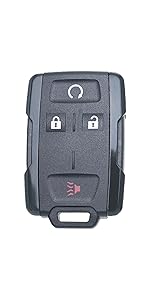 Key Fob Shell Case Replacement for Chevy Colorado Silverado GMC Canyon Sierra 2014 2015 2016 2017 2018 2019 2020 2021 2022 2023 Keyless Entry Remote Control 4Buttons Cover M3N-32337100