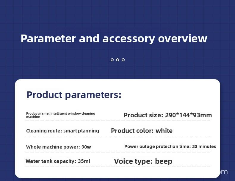 Smart Window Cleaning Robot Automatic Electric Remote Control Glass Cleaner Home Use