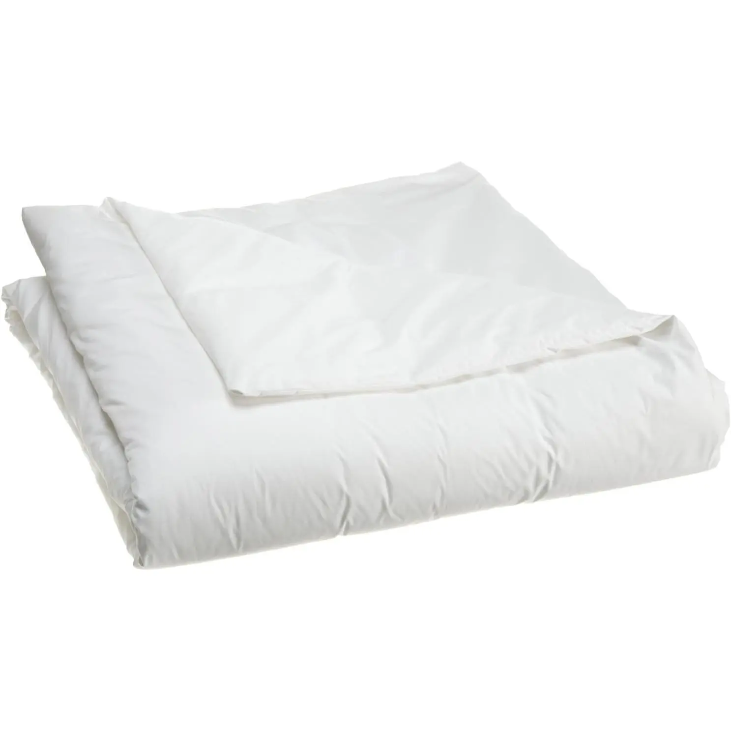 Premium 100% Cotton Duvet Comforter Protector - Full/Queen Size 86" x 86" - White - Breathable 300 Thread Count Hypoallergenic Cover - Zippered Encasement Bedding Linen