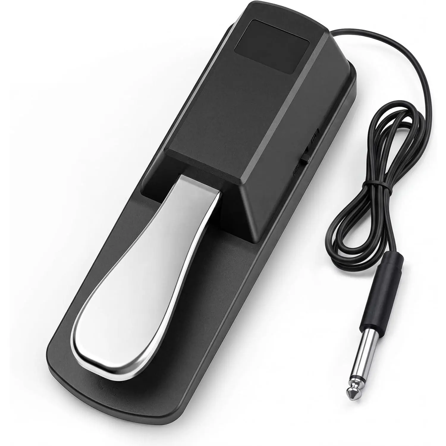 Sustain Pedal for Keyboard,  Sustain Pedal with Polarity , 1/4'' 6.35mm TS Input Plug, Fit for   Keyboard Digital Piano, for   Roland Korg Behringer Moog