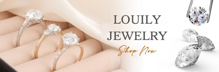 Louily Jewelry 2.0ct Sparkle Princess Cut Engagement Ring For Women, 925 Sterling Silver Promise Ring