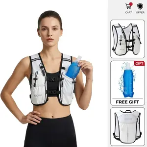 Professional Trail Running Vest, Ultra-Light Marathon Hydration Pack, Anti-Shake Cycling Backpack, Free Soft Water Bottle Included