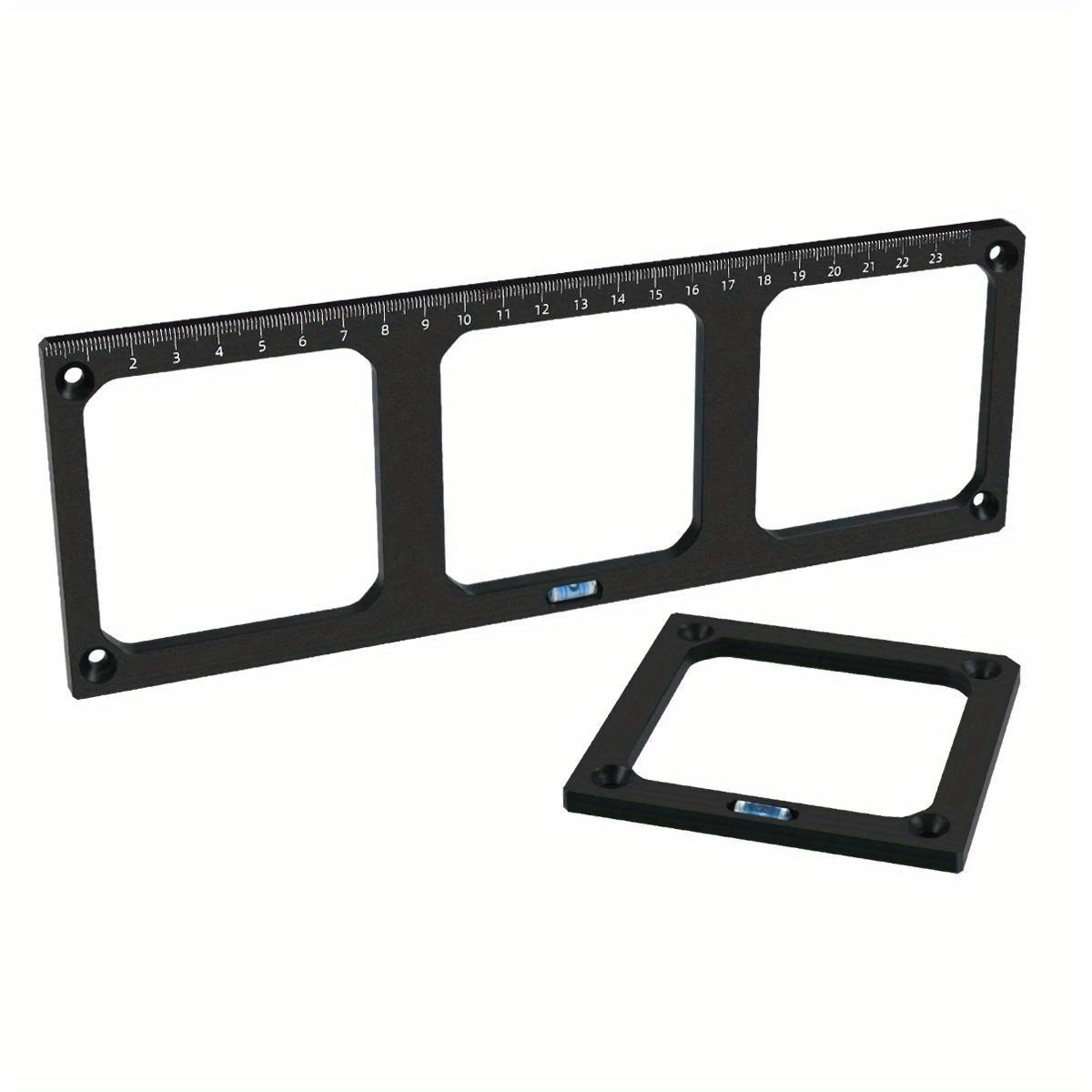 Switch Socket Opening Template, 86 Type Socket Box Hole Template, Wood Board Slotting Template for Cabinet Woodworking Tool Accessories