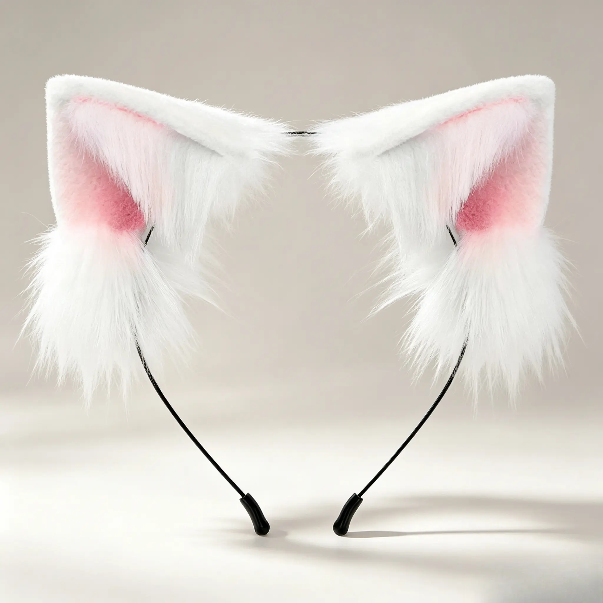 Handmade Plush Animal Ears Headband - Simulated Animal Ears Hair Clips for Role Playing, Adjustable Cute Animal Ears Headband for Anime Lovers and Parties,The top choice for exquisite gifts.