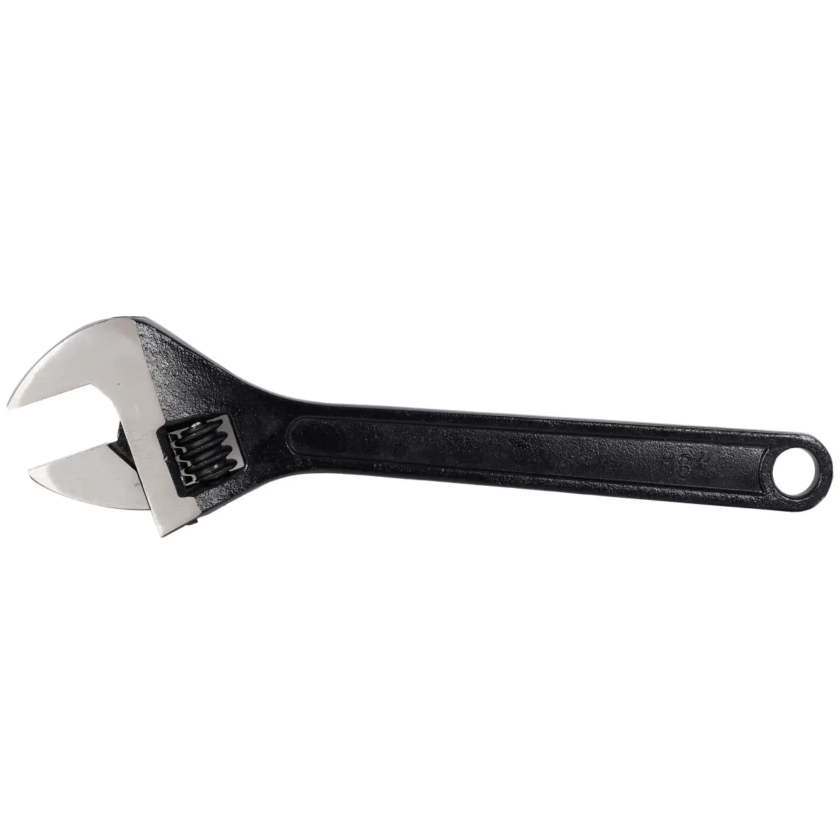 18-24 Inch Adjustable Wrench, Drop Forged Carbon Steel Adjustable Spanner, Black Oxide Finish, Wide Open Jaw Adjustable Wrench for Nuts, Bolts and Various Fasteners