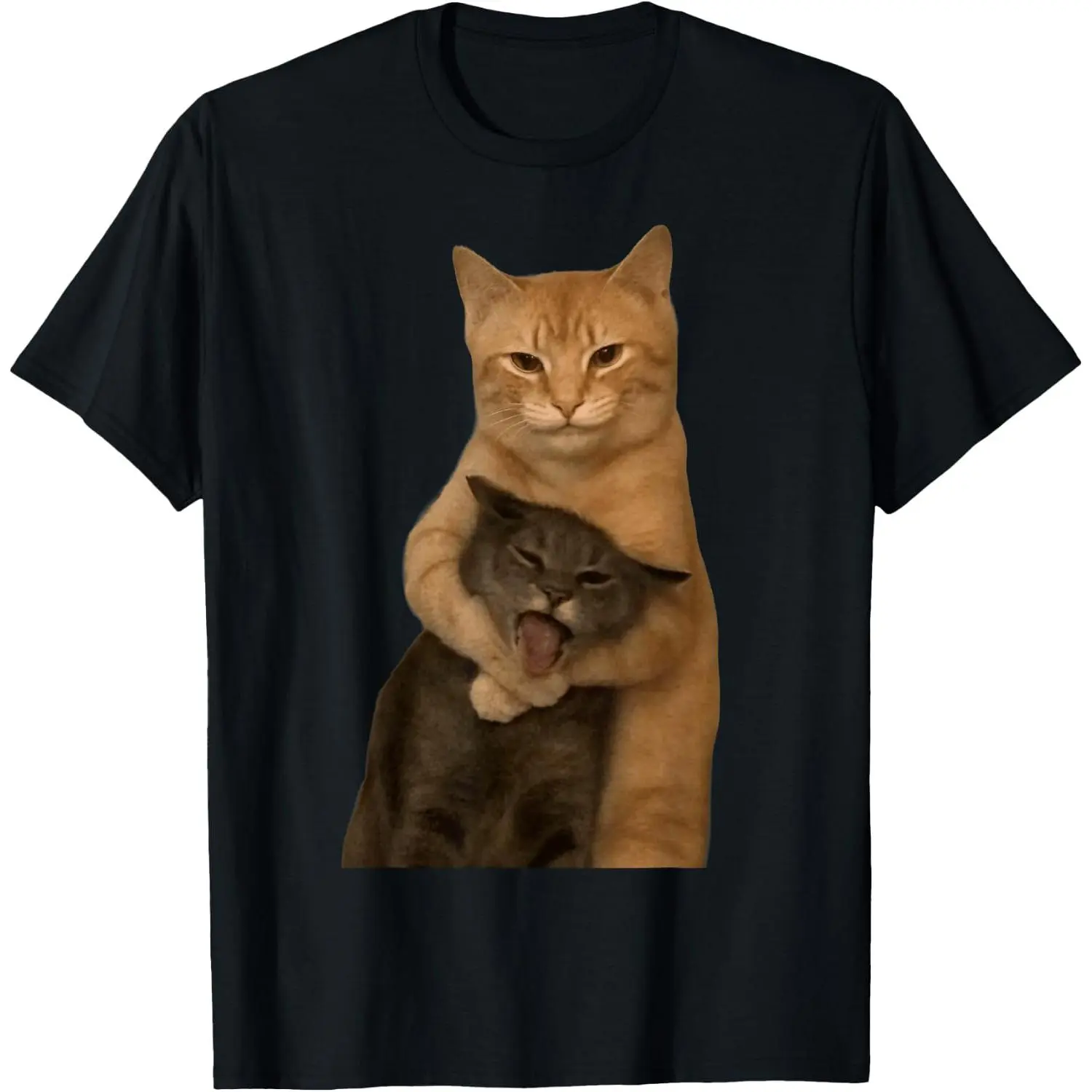 Funny Meme Cat Funny Siblings Cat Humor Funny Wacky Cat T-Shirt