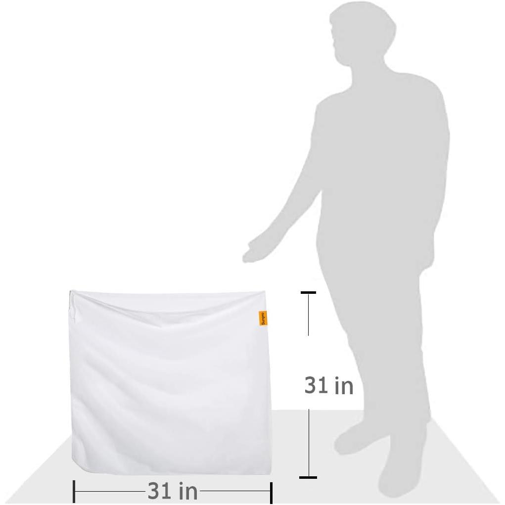 2 Pack Brew Bag (31" x 31") - Fine Mesh Straining Bag for Brewing, & Cider Press - Heavy Duty Nylon Filter Bag with Drawstring, Fits Kettles up to 20" Diameter 2 Pack Brew Bag (31" x 31") - Fine Mesh Straining Bag for Brewing, & Cider Press - Heavy Duty Nylon Filter Bag with Drawstring, Fits Kettles up to 20" Diameter