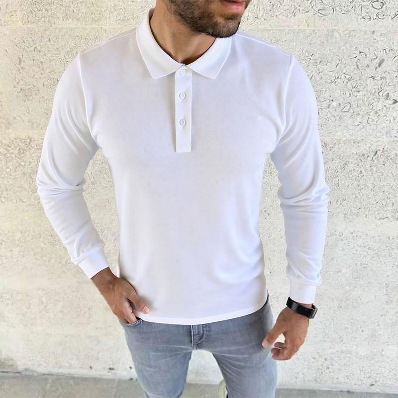 Men's Polo Shirt, comfortable short-sleeved casual fit, classic collared T-shirt, suitable for work, golf, travel and everyday wear.