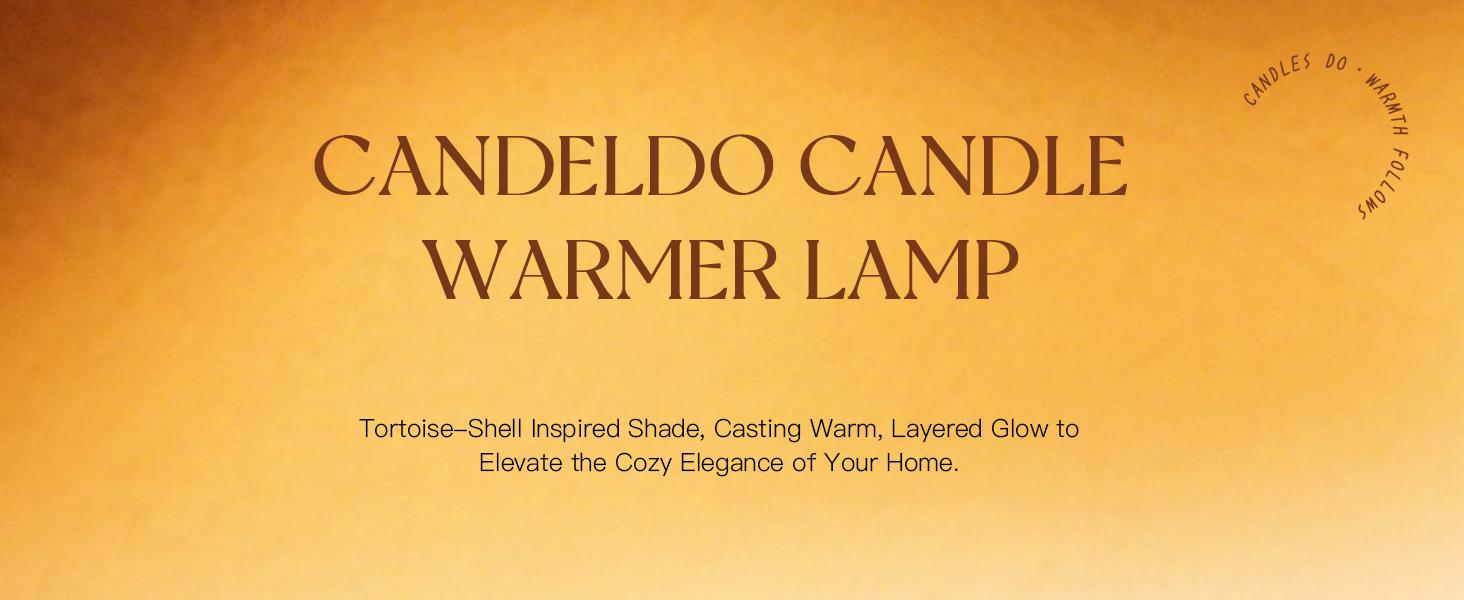 Tortoise Shell Home Decor: Black Candle Warmer Lamp with Timer Vintage Leopard Lamp with 2 Bulbs Height Adjustable Candle Warmer Dimmable Christmas Gift for Women