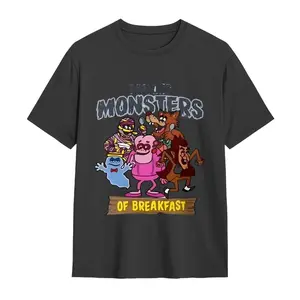 Famous Monsters of Cereal T Shirt Version 2 Franken Berry Chocula Boo
