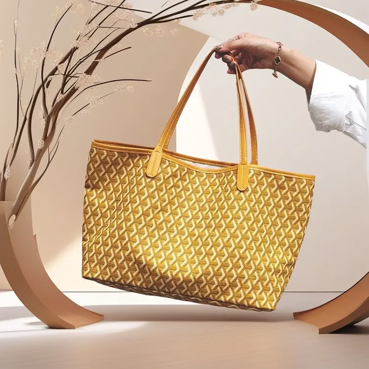 New Arrival Large Capacity Tote Bag Dog Tooth Pattern Bucket Bag Fashionable Shopping Shoulder Handbag Mommy Bag For Women Daily Commute Travel