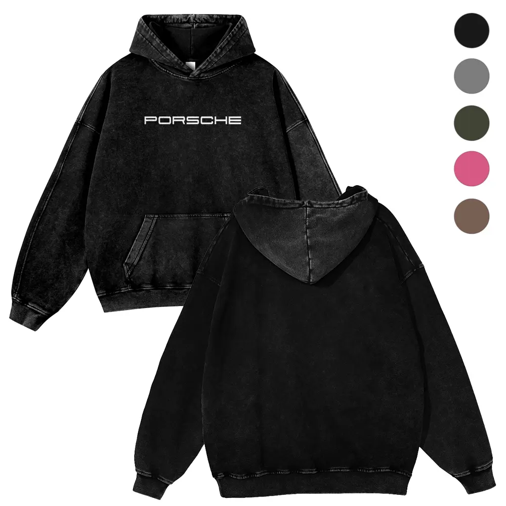 380g Autumn VIntage Washed Hoodie Graphic Sweatshirt Basic Minimal Streetwear, Vintage Washed Grunge Aesthetic, Simple Neutral Daily Casual, Minimalist Auto Fan Basic Hoodie,back to school,back to school shopping