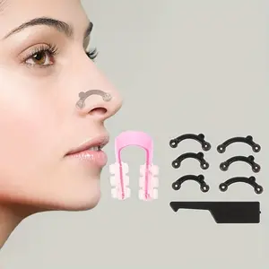 3-Piece Nasal Correction Kit: Invisible, Pain-Free, Nasal Correction Clips - Facial Training Corrector, Beauty Nose Clip Set