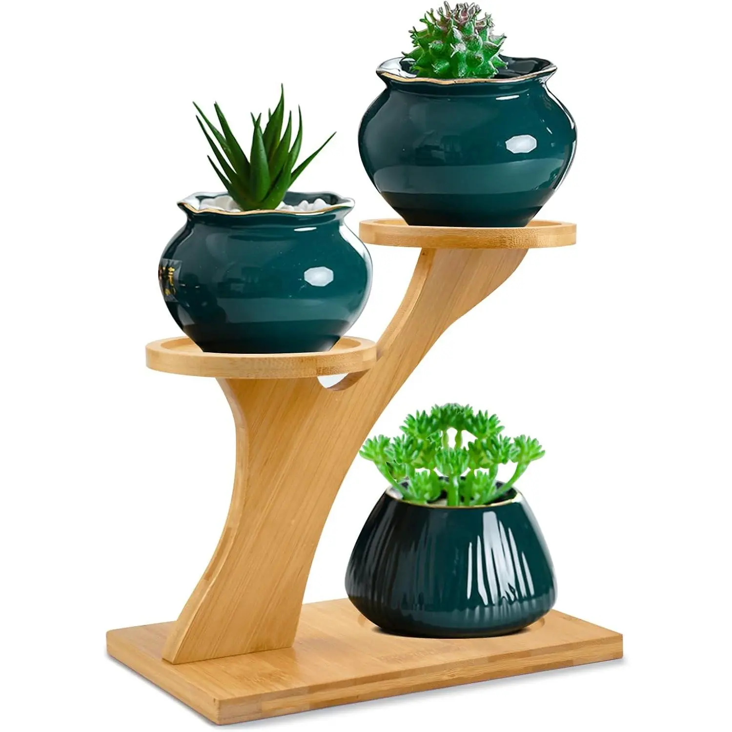 Stand ,3 Tiers Indoor Succulent Windowsill Shelf - Small Tabletop  Holder for , Office, Living Room, Bedroom Decoration 1 count | Small Tabletop  Holder for , Office, Living Room, Bedroom Decoration 1 count
