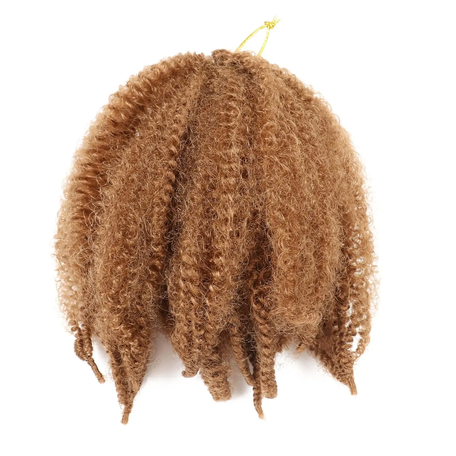 1Pk 8in Synthetic Marley Afro Twist Crochet Braiding Hair Extensions 27# | 8inch synthetic Marley twist crochet hair in27#color, pack,lightweight and easy to install for daily Afro hairstyles