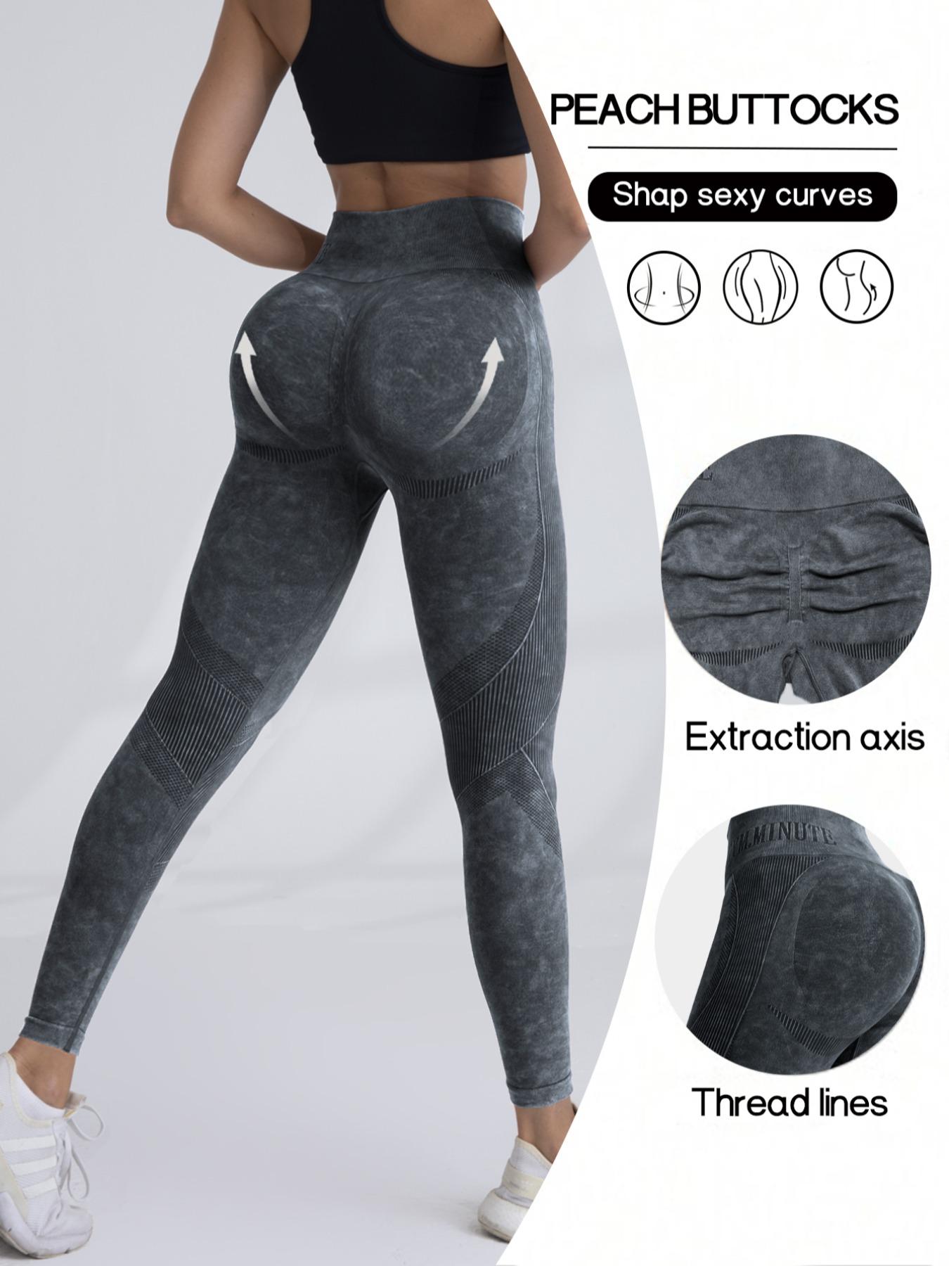 Women's Solid Sports High Stretch Leggings, Ladies Sportswear, Workout Gym Leggings, Fitness Yoga Pants for Women