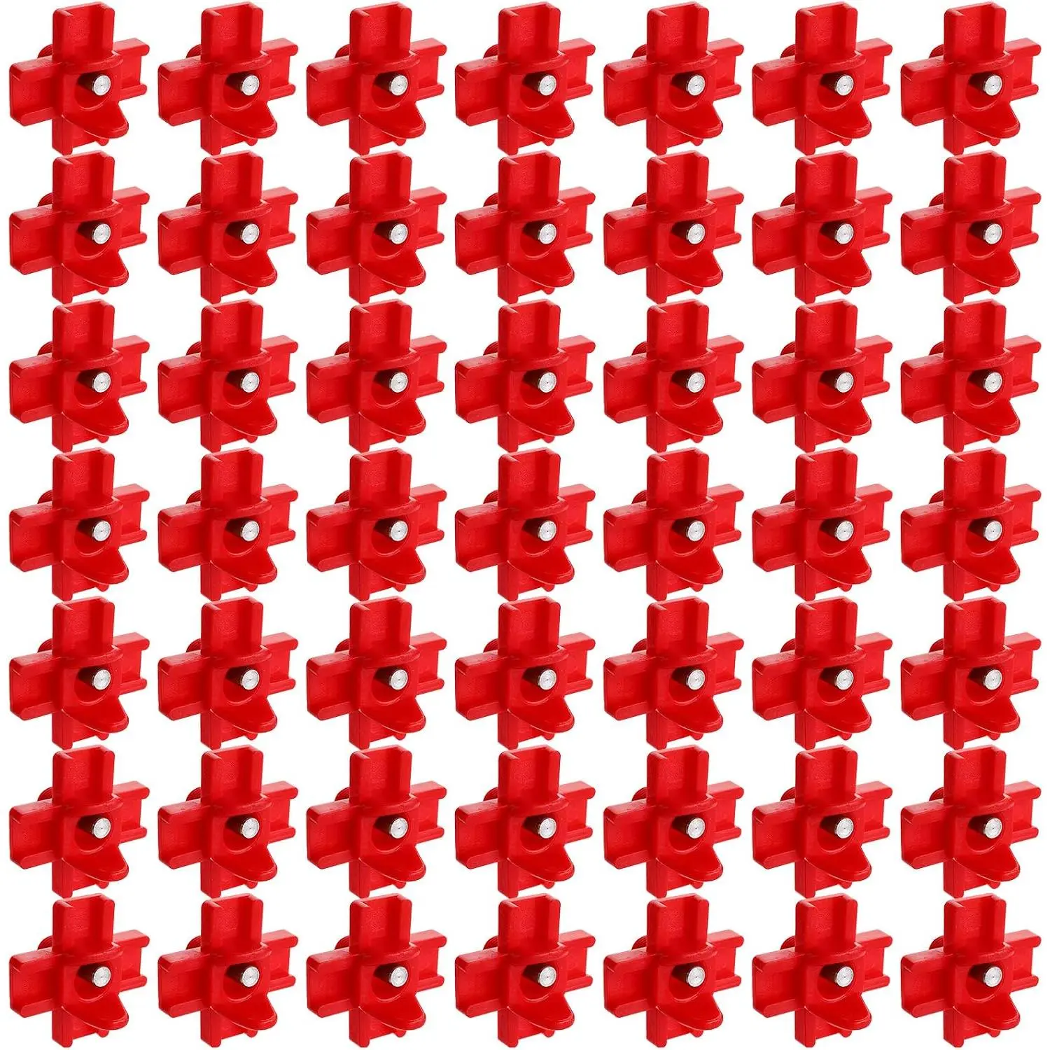 50 Pack Horizontal Poultry Water Nipples, Automatic Side Mount Chicken Drinkers for Ducks, Quail and Other Poultry