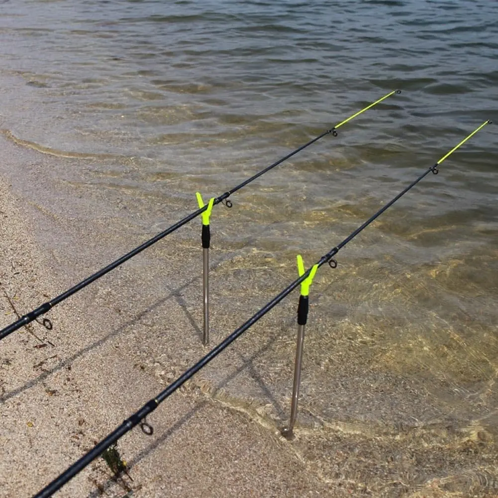 Adjustable Telescopic Fishing Rod Holder, Aluminum Alloy Fishing Rod Stand, Outdoor Fishing Accessories, Durable and Portable Design, Fishing Pole Holder