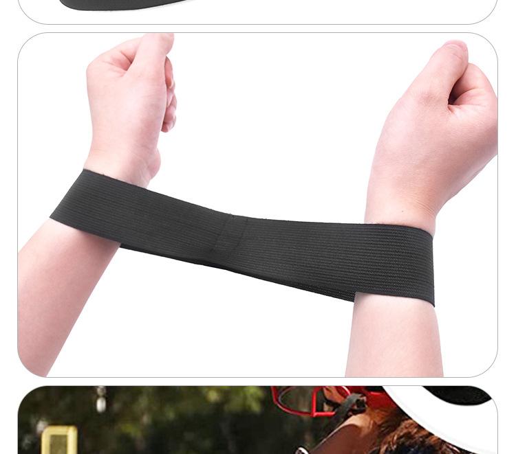 Codree Baseball Swing Trainer Bands - Elastic Hitting Resistance Band for Baseball & Softball, 3.8*24cm, Black, Improve Skills & Posture, Training Aid for Beginners & Enthusiasts