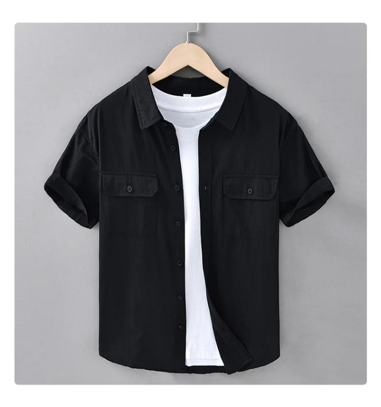 Kyn Apparel Summer Casual Shirt Men's Short Sleeve Jacket New Arrival Lightweight Breathable Outerwear Outdoor Fishing