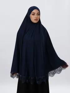 Elegant Muslim Headscarf for Women, Soft Lightweight Robe for Daily Wear and Special Occasions, Geometric Design for All Seasons