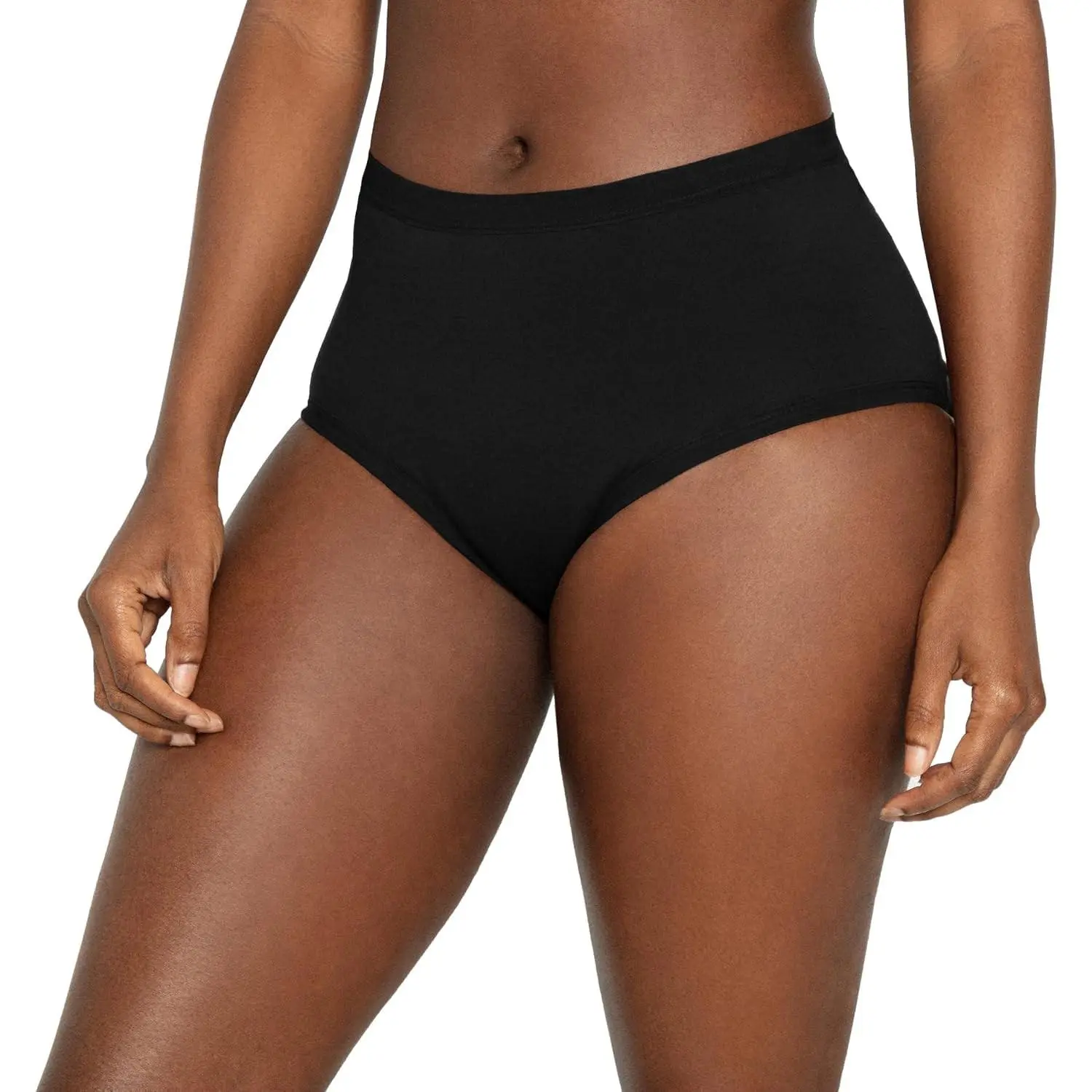 High Waist Absorbent Period Underwear for Women Medium Flow, Reusable Leak Resistant Period Panties