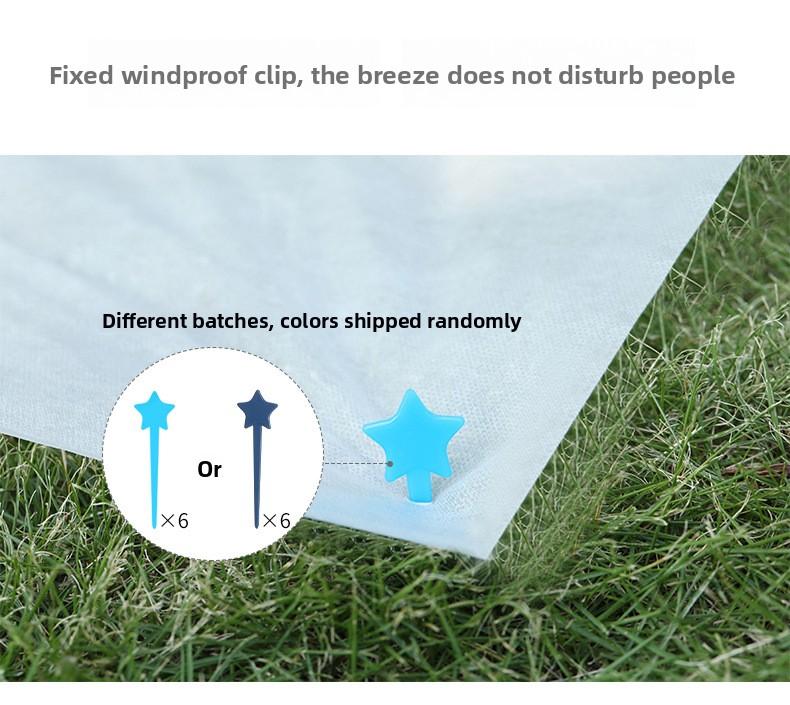 FaSoLa disposable picnic mat, travel camping tablecloth, outdoor picnic waterproof thickened portable sand mat