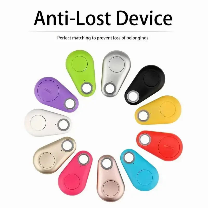 Mini Cute Portable Smart Key Finder Tag, Bluetooth-compatible 5.0, Voice Recording, Remote Photo, Wireless Lost Locator, Auto Alarm, iOS & Android Compatible