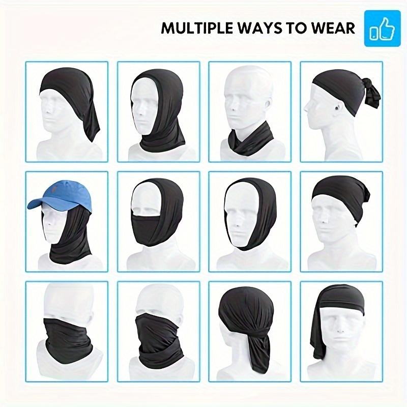 Outdoor sports windproof, dustproof, multifunctional, breathable, cooling neck scarf for cycling and mountaineering