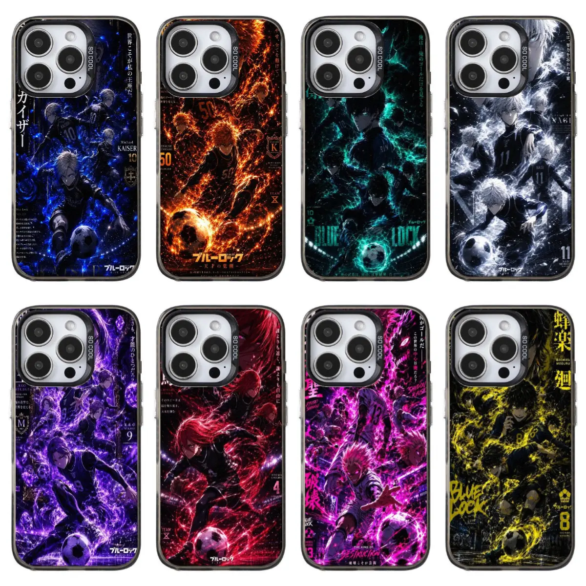Animation Blue Lock Durable phone case for iPhone 12, 13, 14, 15, 16, 17 Pro Max, Pro, Plus, and 17 Air,the perfect gift for her or him, ideal for parties.