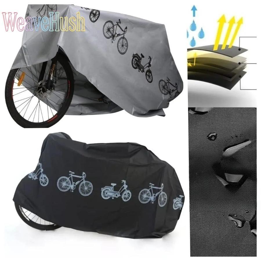 2026 Universal Waterproof Bicycle Rain Cover for Outdoor Storage, Heavy Duty MTB Mountain Bike Protective Cover with Sunproof UV Protection & Dust Resistant Design, Windproof Anti-Scratch Bike Shield for Patio, Garage, Camping & Travel Use