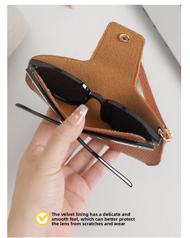 Sunglasses Case with Wrist Strap – Hard Shell Protective Eyewear Pouch, Portable Travel Glasses Holder, Pressure Resistant Storage Bag for Women Men