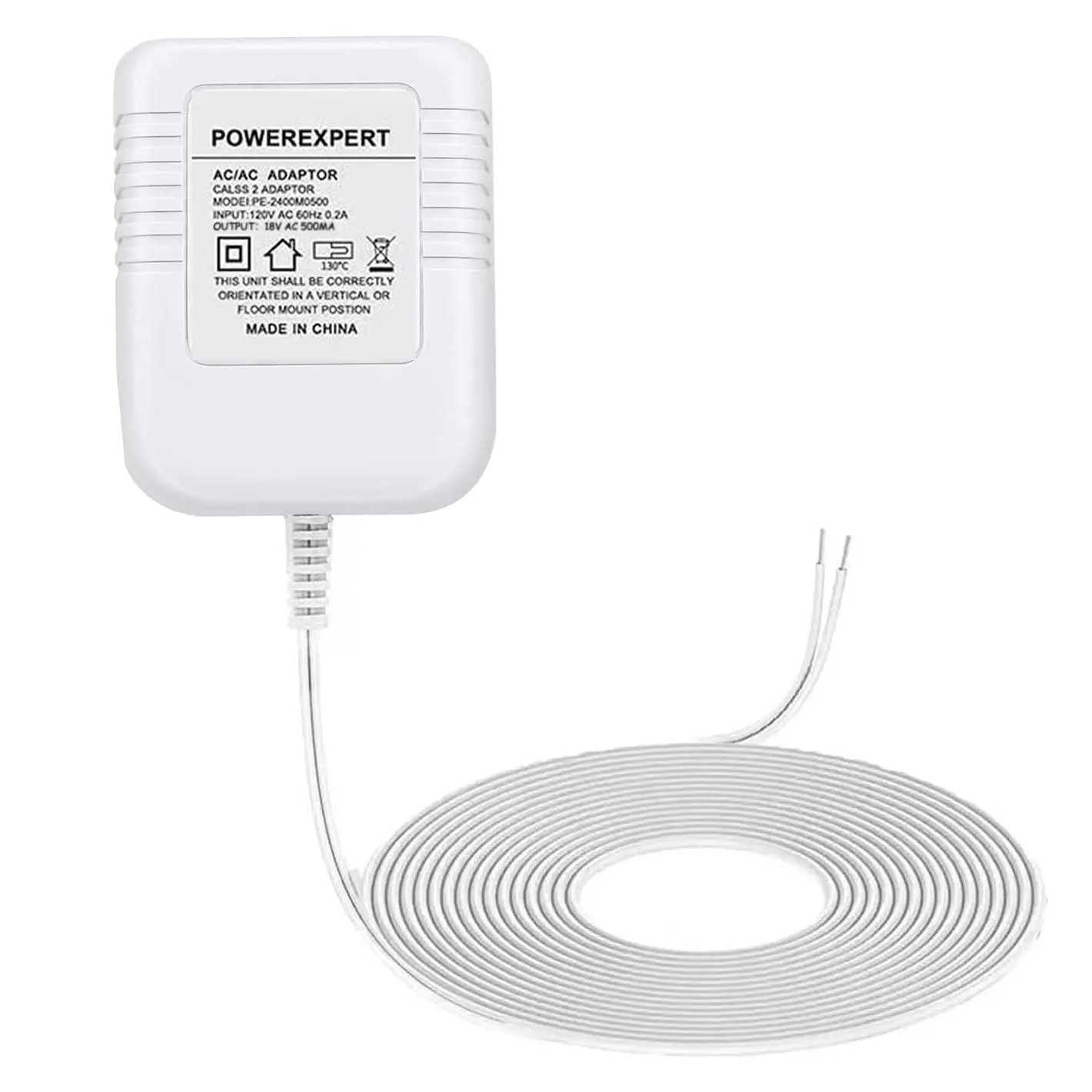 18V 500mA C Wire Power Adapter Compatible with Video Doorbell, Nest  Doorbell, Ring Video Doorbell Pro, Ring Video Doorbell 2, Zmodo  Doorbell, Transformer
