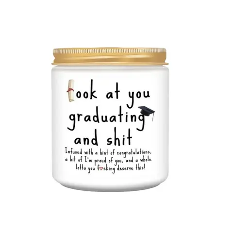 Graduation Gifts, Class Gift, Gift Idea, 2026 Funny Graduation Favors for Her Him Student, Grad High School, College, Masters, PhD, Graduation Party Decorations, Decorative Gift, Decoration - Lavender Scented Candles