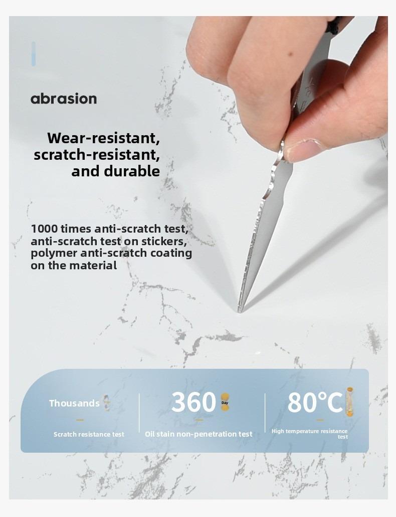 Thickened kitchen oil-proof stickers, high temperature resistant, waterproof and moisture-proof, suitable for kitchen cabinets, wallpaper, stovetops, and countertops. (Aluminum foil paper)