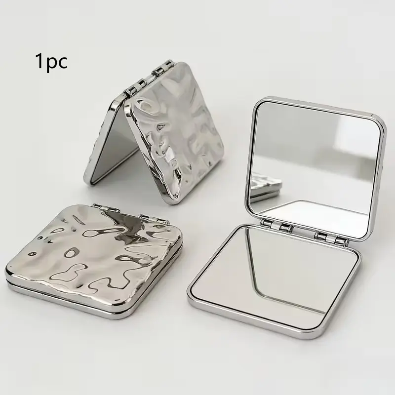 Double-Sided Folding Mirror, Foldable Mirror, HD Clear Surface, No Distortion, Compact Mini Size, Fits Pocket or Bag, Perfect for Makeup Touch-Ups, Great Gift Choice