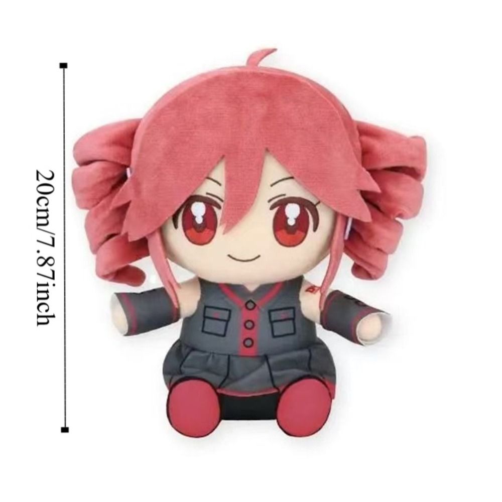 Anime Peripherals Kasane Teto Plush Soft Pillow Home Decor Plushie Diva Vtuber Kawaii 20cm Stuffed Teto Toy Children Adults