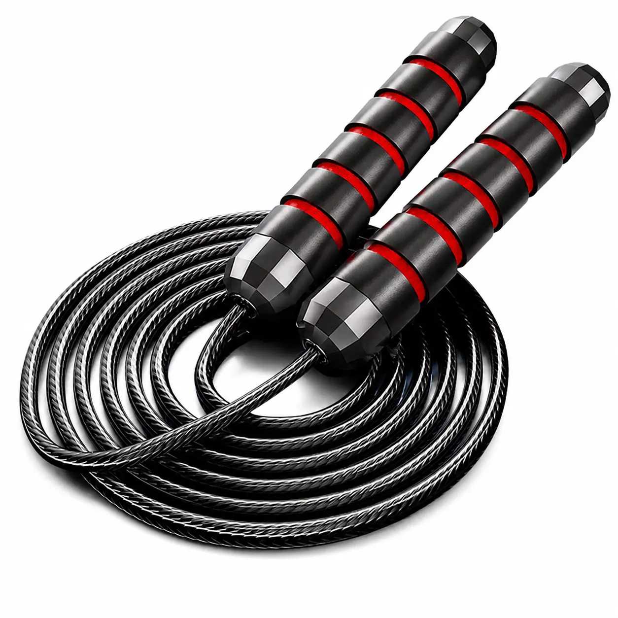 Heavy-Duty Adjustable Steel-Wire Jump Rope for Adults and Teens – Ideal for High School Entrance Exam Physical Fitness Training, College Sports Conditioning, and Home or Gym Cardio Workouts
