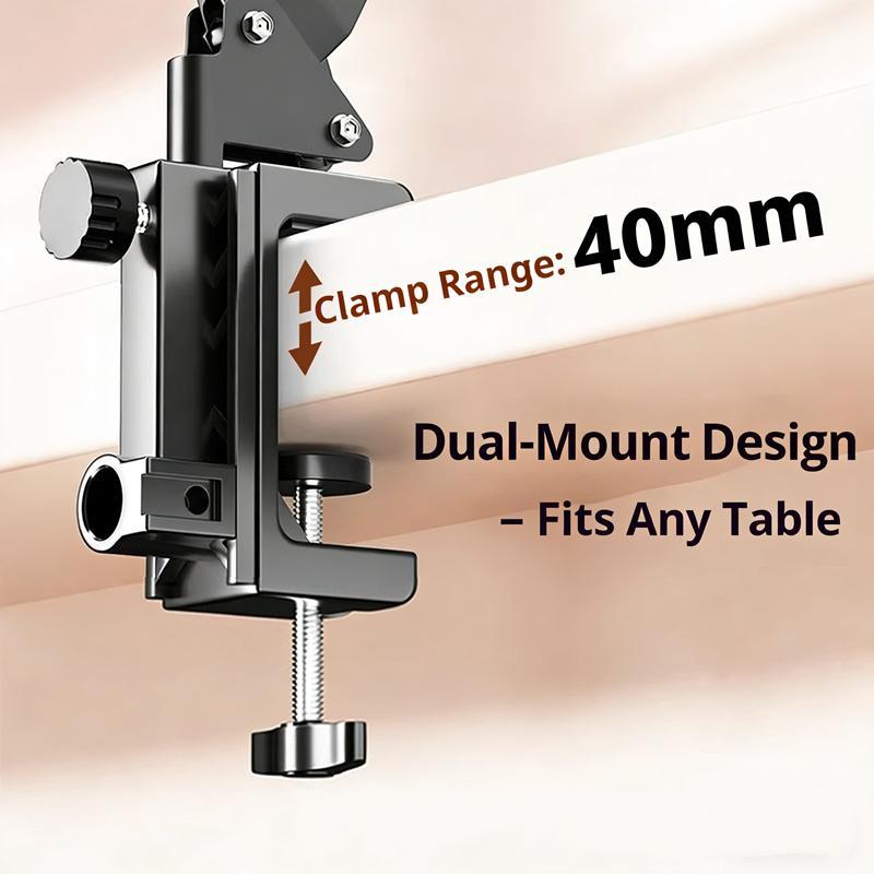 Tablet Stand,iPad Stand,Phone Holder,360-Degree Rotating Adjustable Metal Bed Frame for Tablet Desktop Suitable for iPad iPhone X iPad Pro 4.5-12.9-Inch Screen Smartphone Tablet Computers Kindle.